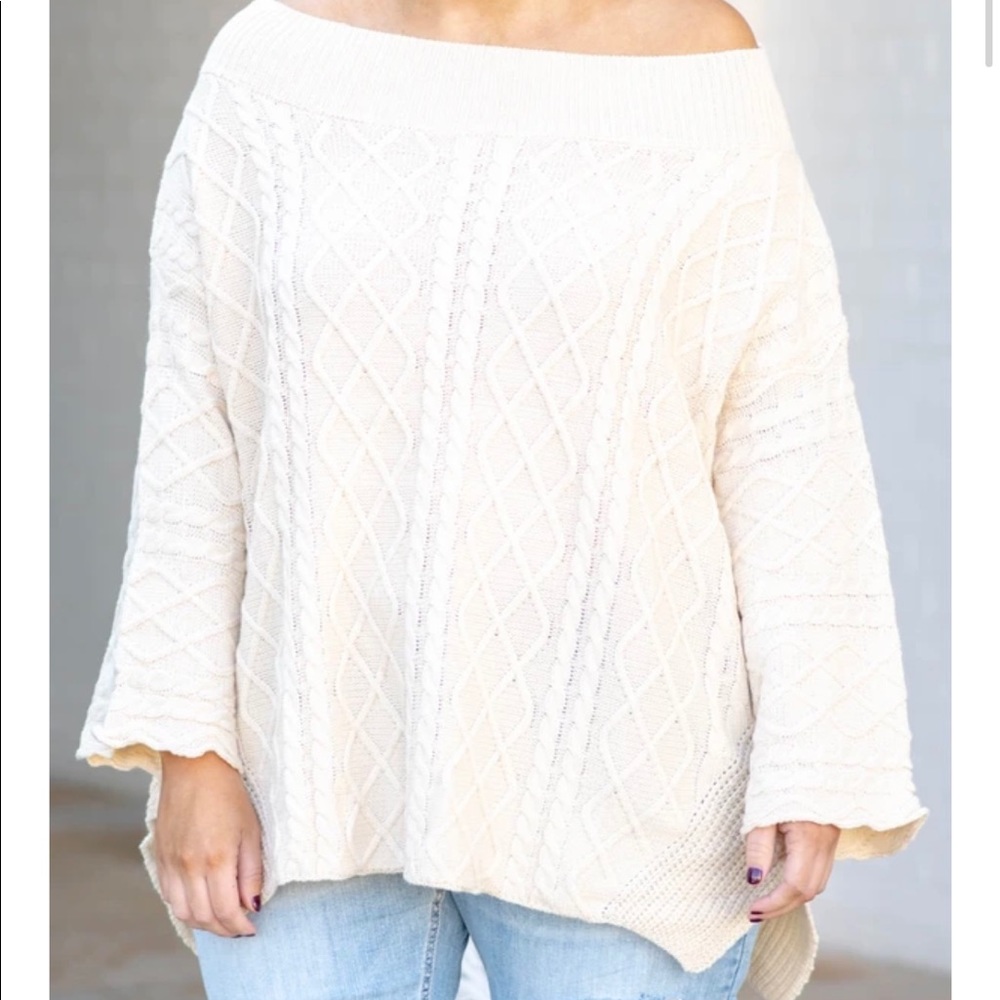 Chic soul slouchy chunky sweater